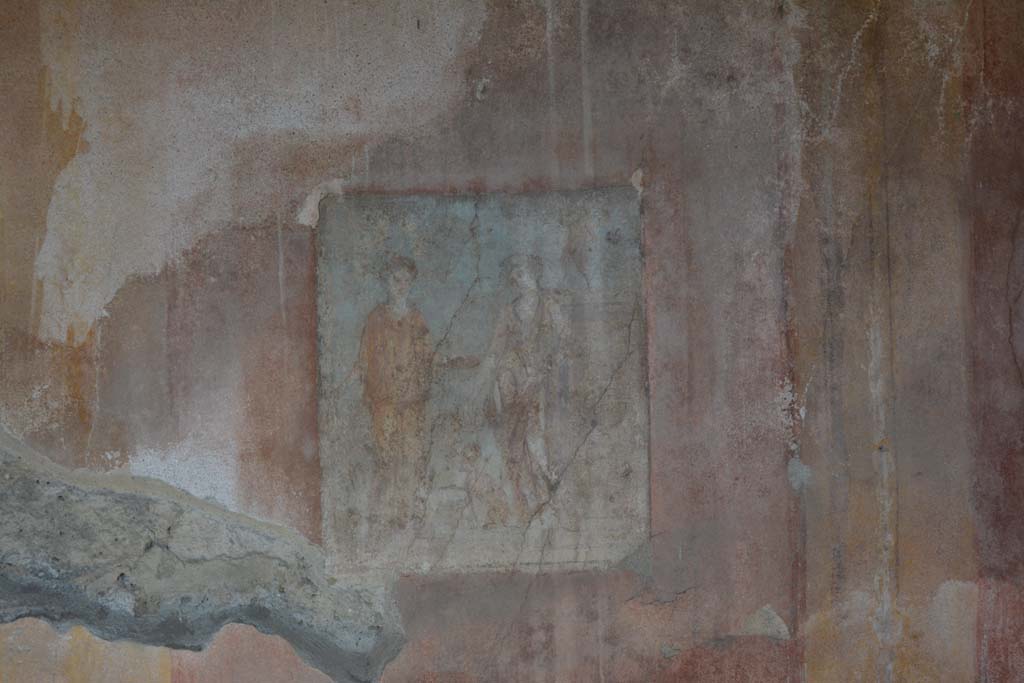 IX.5.14 Pompeii. March 2017.  Room “g”, central wall painting from east wall.
Foto Christian Beck, ERC Grant 681269 DÉCOR.

