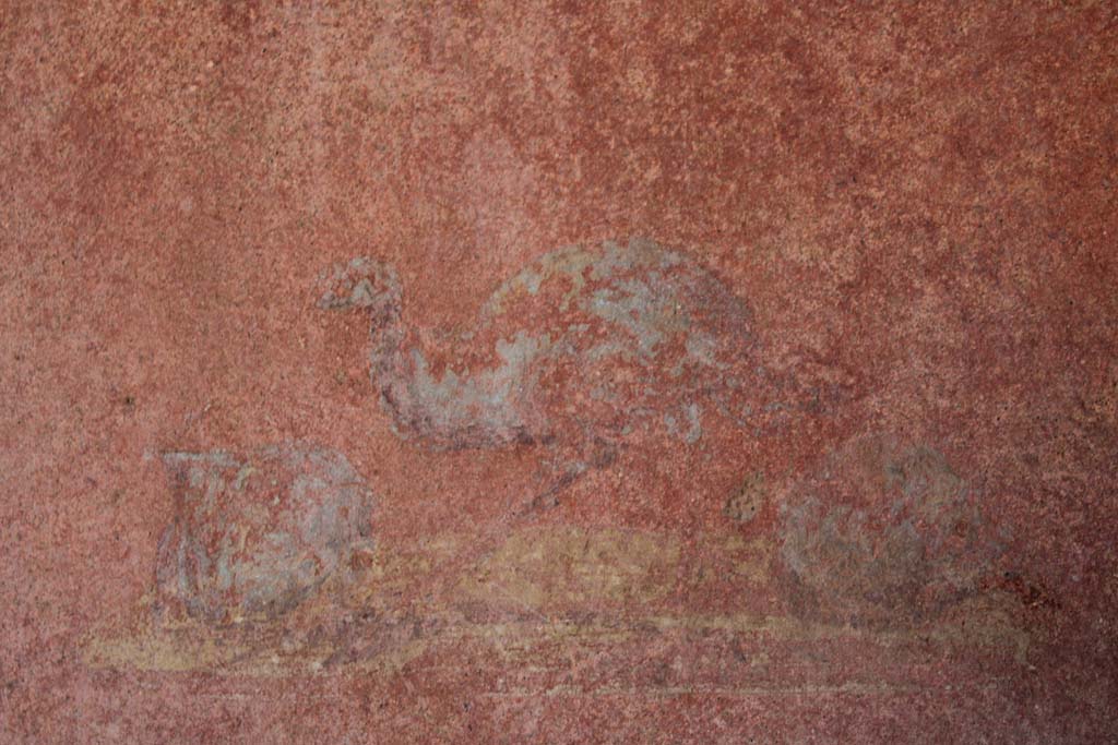 IX.5.14 Pompeii. May 2019. Cubiculum “g”, painted detail from middle of panel at south end of east wall.
Foto Christian Beck, ERC Grant 681269 DÉCOR.
