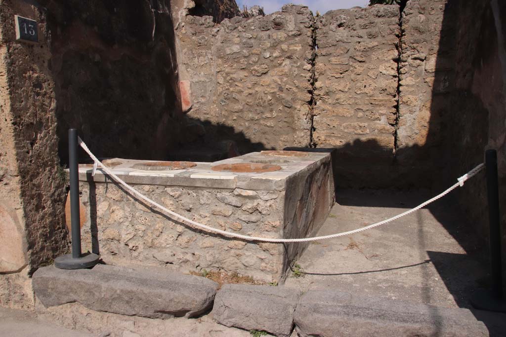 IX.7.13 Pompeii. September 2019. Looking north from entrance doorway. Photo courtesy of Klaus Heese.