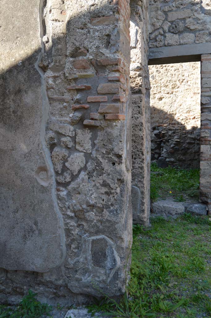 IX.7.20 Pompeii. October 2017. Looking towards north-west corner of atrium with doorway to room (a).
Foto Taylor Lauritsen, ERC Grant 681269 DÉCOR.

