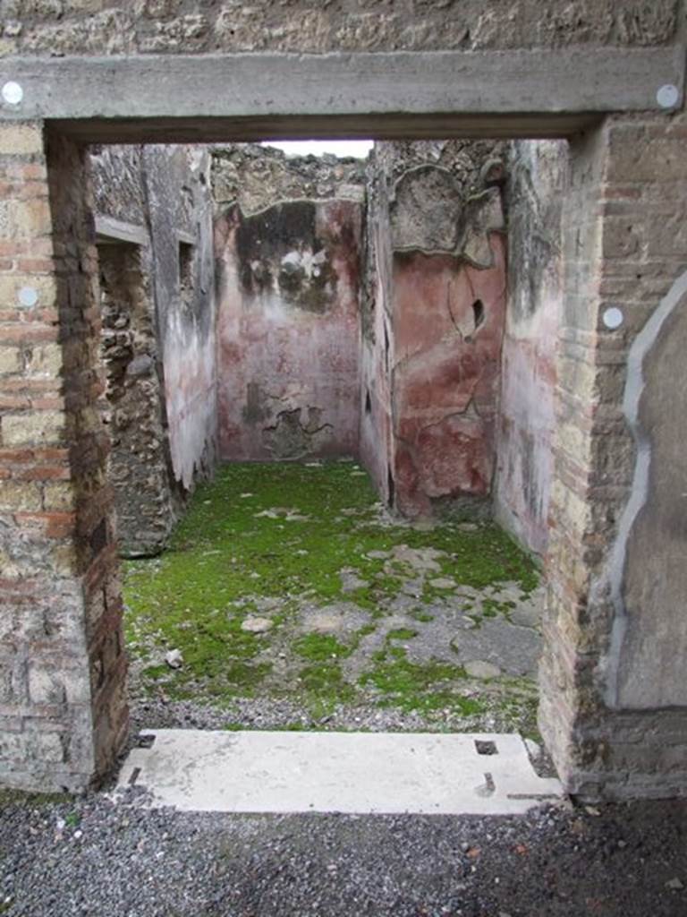IX.8.6 Pompeii. March 2009.  Doorway to Room 20 in south west corner of Portico.