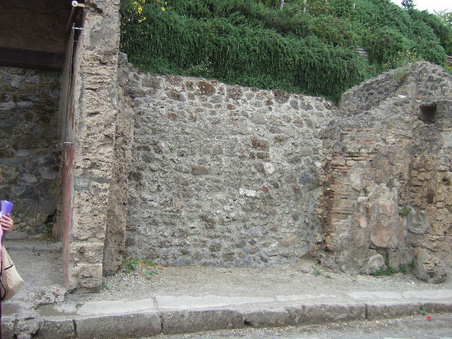 IX.11.5 Pompeii. May 2006. Entrance on north side of Via dell’Abbondanza.