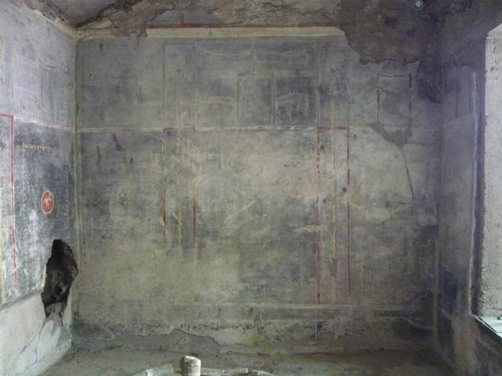 IX.13.1-3 Pompeii. March 2009. Room 15, west wall.