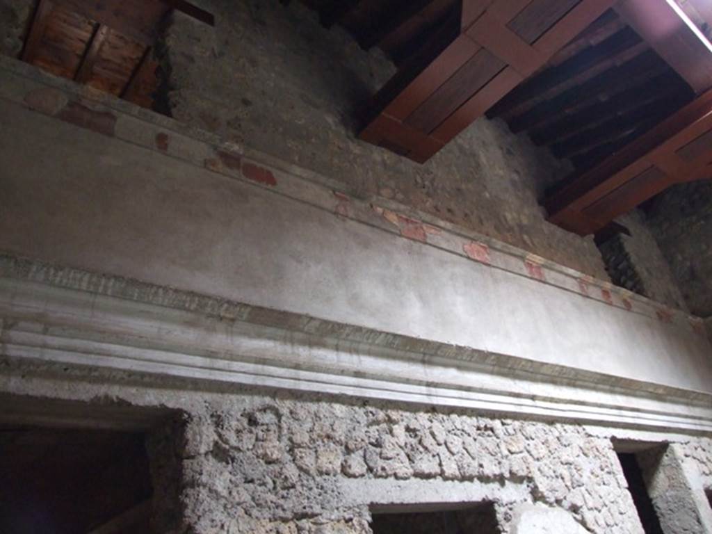 IX.13.1-3 Pompeii. March 2009. Room 2, upper west wall of atrium.