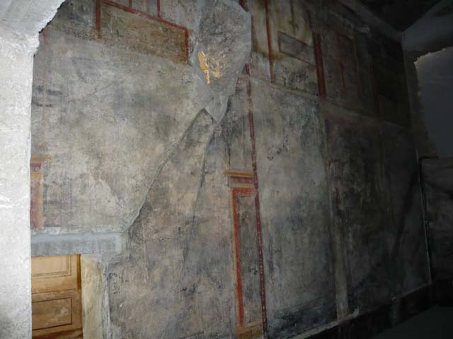 IX.13.1-3 Pompeii. May 2012.  Room 10, west wall. Photo courtesy of Buzz Ferebee.