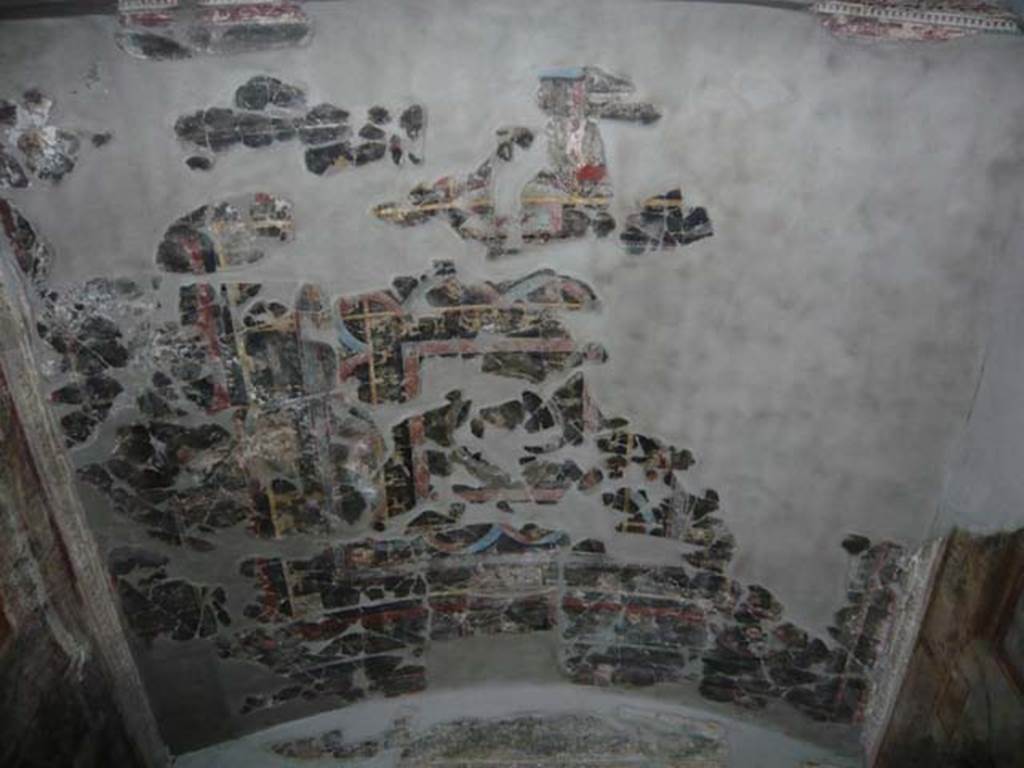 IX.13.1-3 Pompeii. May 2012.  Room 10, ceiling. Photo courtesy of Buzz Ferebee.

