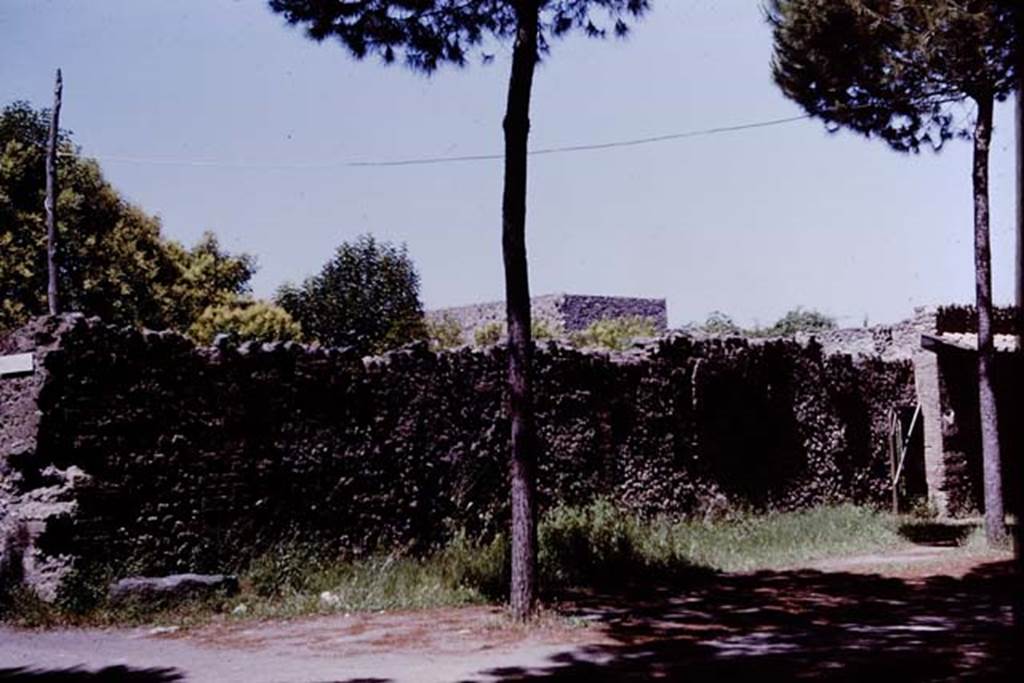 Via di Castricio, north side, Pompeii. 1964. West side of II.3.  Photo by Stanley A. Jashemski.
Source: The Wilhelmina and Stanley A. Jashemski archive in the University of Maryland Library, Special Collections (See collection page) and made available under the Creative Commons Attribution-Non Commercial License v.4. See Licence and use details.
J64f1074
