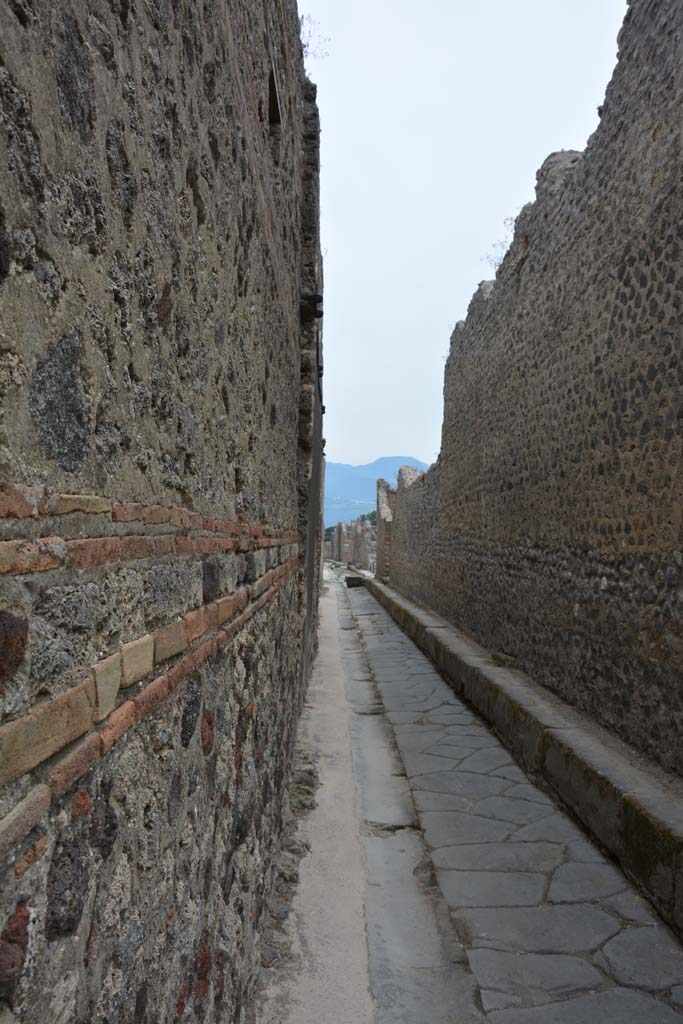 Vicolo di Tesmo, Pompeii. May 2017. Looking south between IX.5, on left, and IX.4, on right.
Foto Christian Beck, ERC Grant 681269 DÉCOR.
