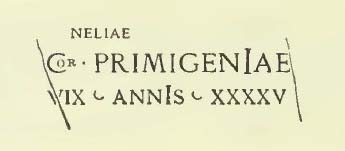 Pompei, Tombe presso la Strada Regia, Fondo Santilli. 1894. Marble columella of Tutiae Licentiae.
Now in Naples Archaeological Museum. Inventory number 123257.
Found in the same location as the columella of Claudiae Laudicae.
See Mittheilungen des Kaiserlich Deutschen Archaeologischen Instituts, Roemische Abtheilung, 1894, p. 65, no. 14.
See Ephemeris Epigraphica, Vol. VIII, 1899, no. 331.

In the form of a herm, 0.74m high, 0.20m wide:

TVTIAE  Ɔ  L· 
LICENTIAE

Tutiae G(aiae) l(ibertae)
Licentiae

Burial of a freedwoman
See Notizie degli Scavi di Antichità, 1894, p. 384, no. 14.

According to the Epigraphic Database Roma this reads

Tutiae ((mulieris)) l(ibertae)
Licentiae.
