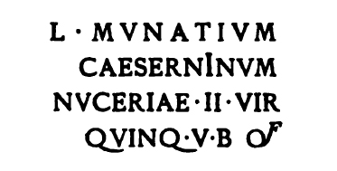FP6 Pompeii. Inscription found on the front, to the left of the door. 

According to Epigraphik-Datenbank Clauss/Slaby (See www.manfredclauss.de) this read as

L(ucium) Magium
Celerem IIv(irum) b(onum)       [CIL IV 3873]

See Varone, A. and Stefani, G., 2009. Titulorum Pictorum Pompeianorum, Rome: L’erma di Bretschneider. (p. 481)
See Notizie degli Scavi di Antichità, 1887, p.38.
