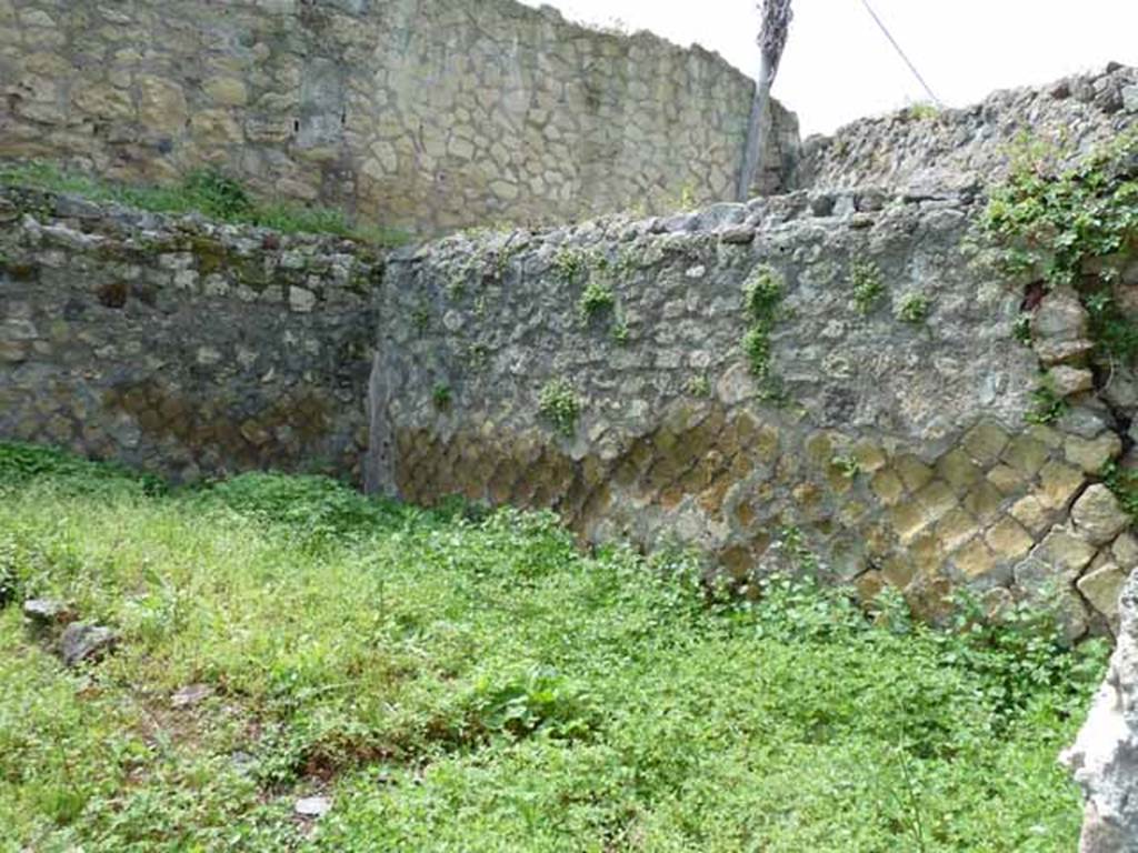 HGW23 Pompeii. May 2010. Looking towards north-west corner and north wall.  