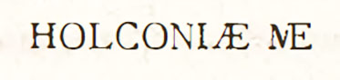 Valle di Pompei, Fondo de Fusco. 1887. Tile stamp of Holconiae.
See Pepe L, 1887. Memorie Storiche dell’Antica Valle di Pompeii, p. 14.
