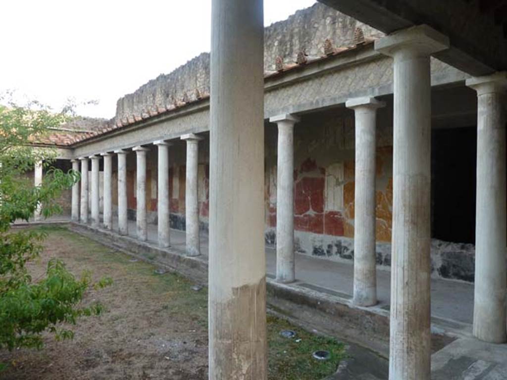 Oplontis, September 2015. East Portico 34, looking south-east.