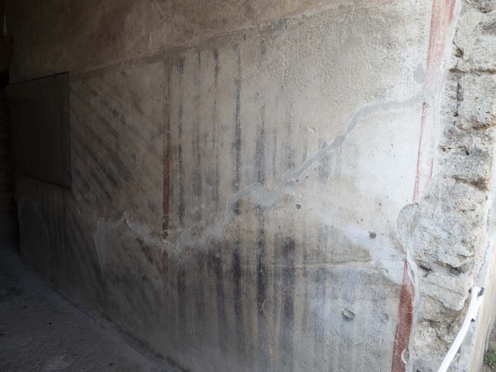 Oplontis Villa of Poppea, September 2017. Corridor 52, west wall at north end. 
Foto Annette Haug, ERC Grant 681269 DÉCOR.
