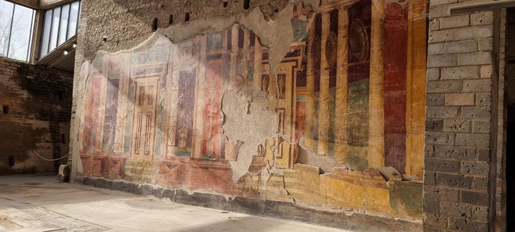 Oplontis Villa of Poppea, January 2023. Room 7, looking north across kitchen. Photo courtesy of Miriam Colomer.